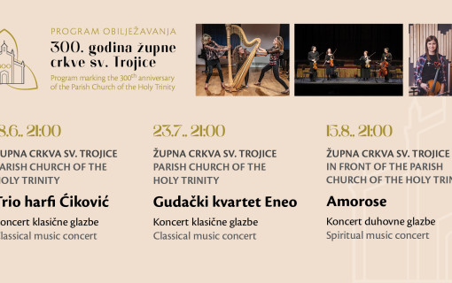 CLASSICAL MUSIC PERFORMANCE BY THE ĆIKOVIĆ HARP TRIO