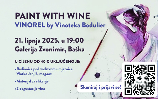 Paint with Wine – radionica vinorela by Vinoteka Bodulier