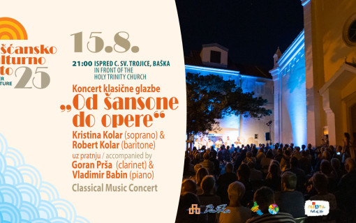 Koncert klasične glazbe: Kristina & Robert Kolar Od šansone do opere – uz Goran Pršu i Vladimira Babina
