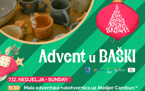 Mala adventska rukotvornica – keramička radionica za djecu