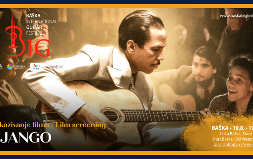 Baška International Guitar Festival – Projekcija filma: Django (2017.)