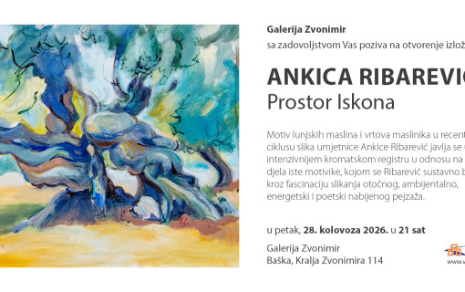 Izložba Ankica Ribarević „ Prostor Iskona“